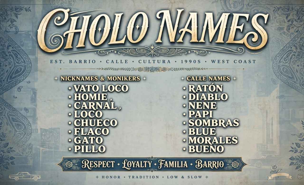 Cholo Names