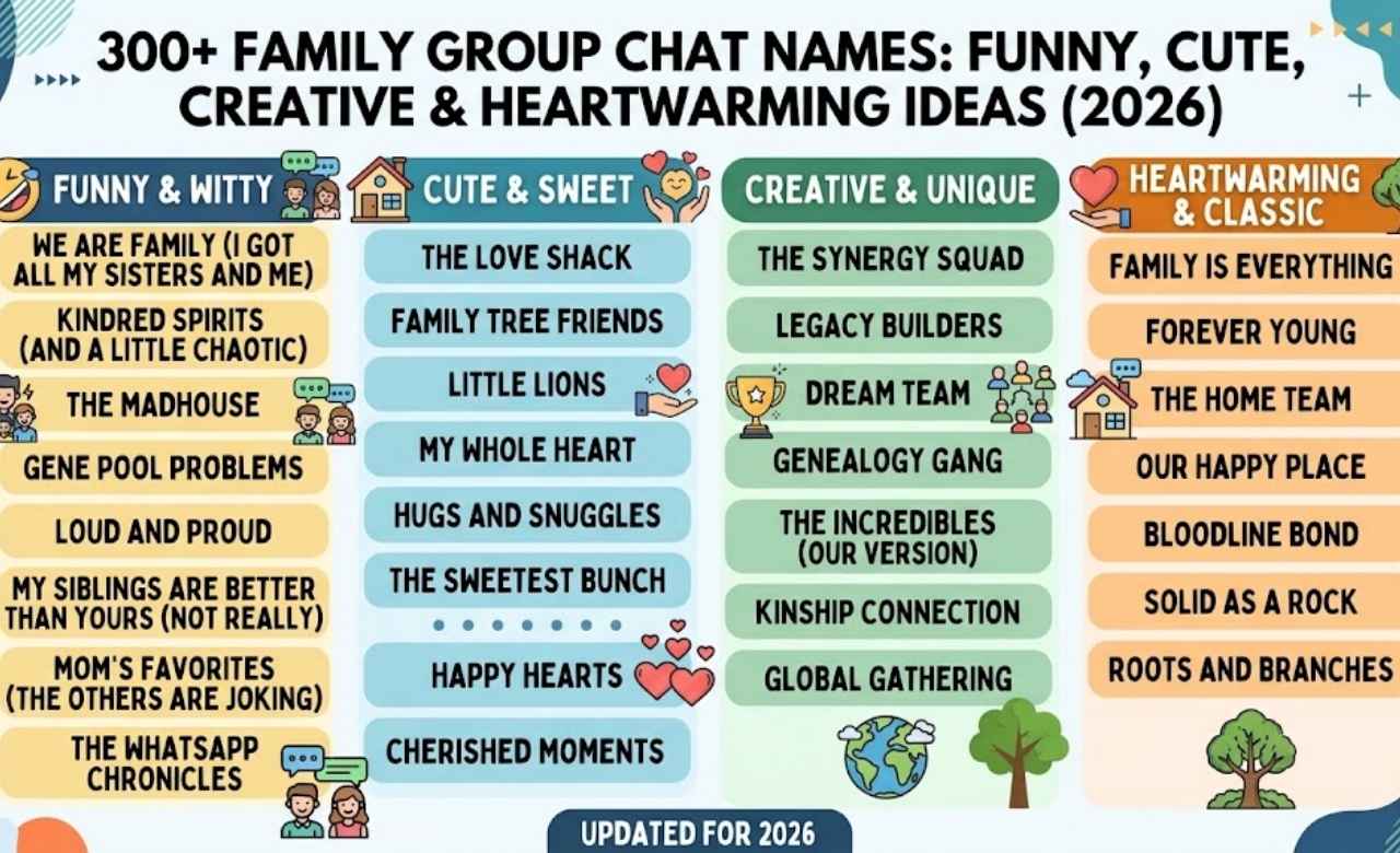 Family Group Chat Names