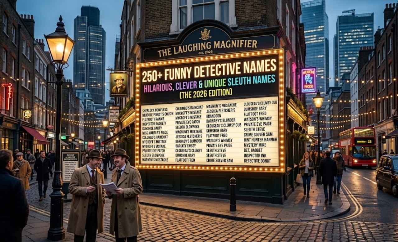 Funny Detective Names