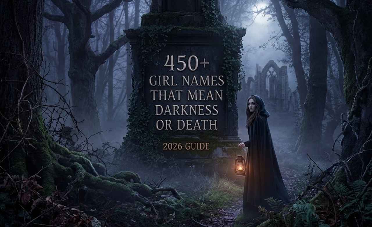 Girl Names That Mean Darkness